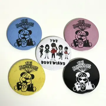 [ 미사용 ] THE BOHEMIANS 캔뱃지 5개 세트