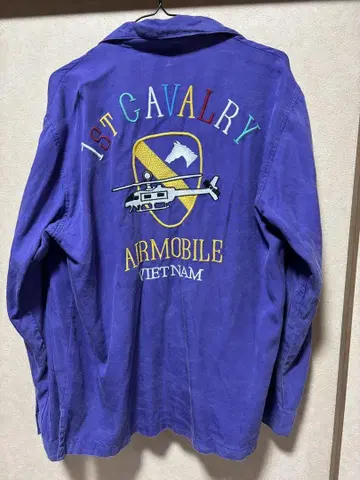1st CAVALRY AIRMOBILE 아비렉스 베트셔츠 미군