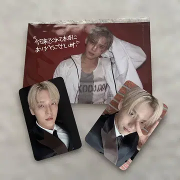 BTOB HUTA 민혁 HOOK 솔로 콘서트 특전 트레이딩 카드와 엽서
