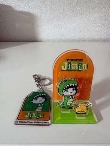 TinyTAN Toy Story JIMIN Rex 아크릴 스탠드 키링
