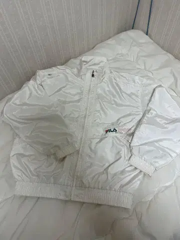 FILA SPORT 화이트 나일론 자켓