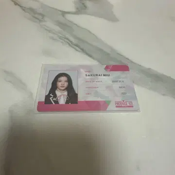 ME_I 사쿠라이 미우 ID 카드
