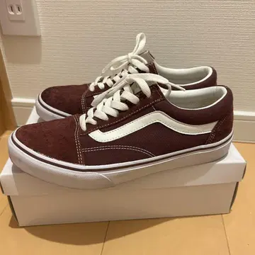 Vans 버건디 스니커즈