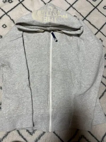 THE NORTH FACE 그레이 후드 부착 후드티