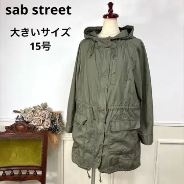 52 새상품급 빅 사이즈 sab street 모즈 코트