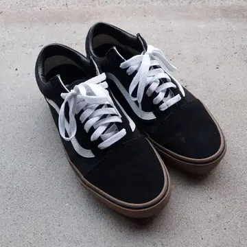 Vans 오프 더 월 블랙/화이트 스니커즈