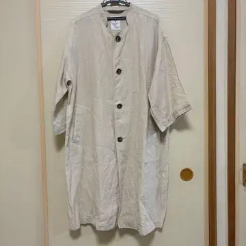 [ NATURAL LAUNDRY ] 린넨 100 롱 코트 겉옷