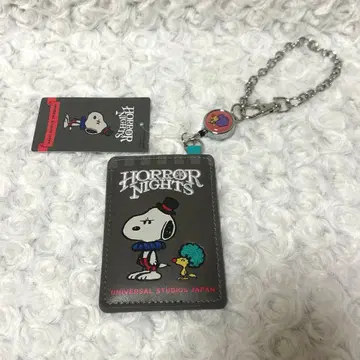 USJ 유니버셜 할로윈 스누피 카드 홀더 우드스탁 케이스