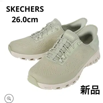 스케쳐스 슬립인즈 글라이드 스텝 스니커즈 그린 26