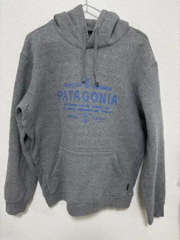 PATAGONIA 그레이 후드 부착 후드티