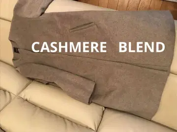 캐시미어 블렌드 캐시미어 혼방 롱 코트 온워드 카시야마