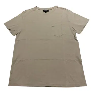 A.P.C. 베이지 반팔 T셔츠 M 사이즈