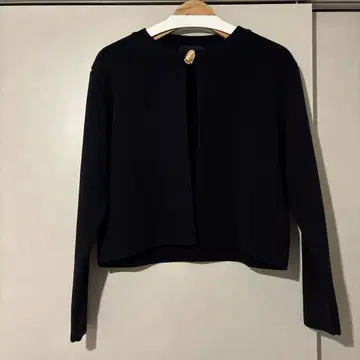 ZARA 네이비 골드 버튼 가디건