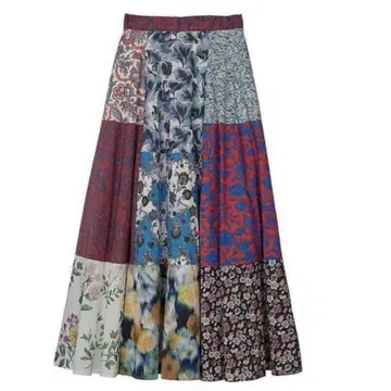 AMERI LIBERTY PATCHWORK MLT SKIRT