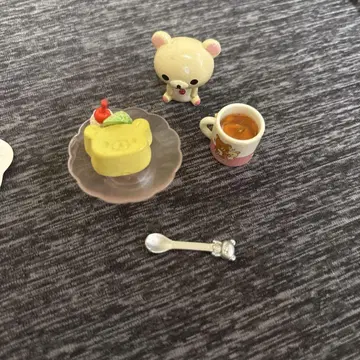[세트 판매] 리락쿠마 홋코리 밥 미니어처 리멘트