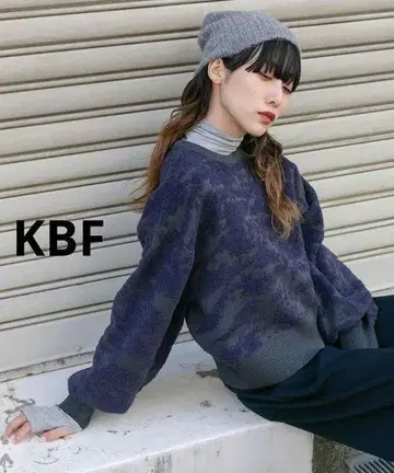 KBF 마블 자카드 니트