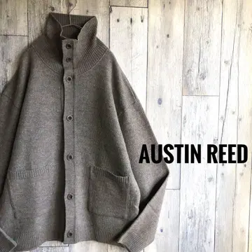 새상품급 Austin Reed 오스틴 리드 알파카 혼방 니트 가디건