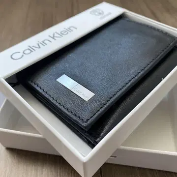 새상품 CK 캘빈클라인 Calvin Klein 3단 폴더형 지갑 가죽