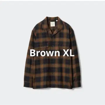 UNIQLO x JW ANDERSON 브러쉬드 코튼 오버 사이즈 셔츠