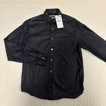 ZARA 블랙 긴팔 셔츠 S