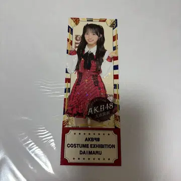 아키야마 유나 AKB48 대 의상전 입장 특전 프리미엄 티켓