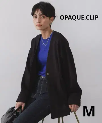 OPAQUE.CLIP 페플럼 가디건