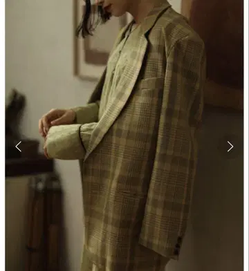 새상품급 TODAYFUL Check Over Jacket 36