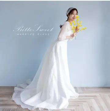 Bitte Sweet 웨딩 드레스 화이트 A라인