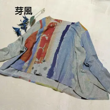 새상품급 메후 긴팔 티셔츠 M-L 센소유니코
