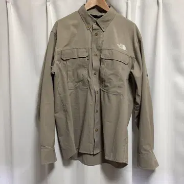 The North Face 베이지 긴팔 셔츠