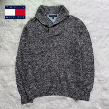 TOMMY HILFIGER 타미힐피거 숄카라 코튼 스웨터