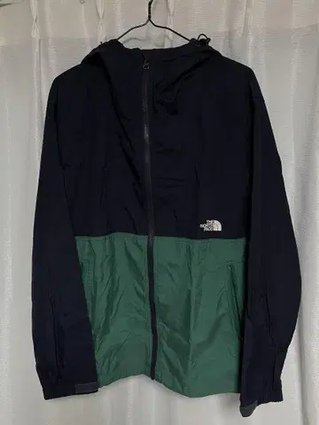 THE NORCE FACE 마운틴 파카 네이비/그린 얇은 소재 봄/가을