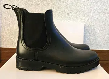 블랙 사이드 고어 부츠 L