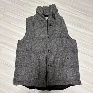 GREEN LABEL RELAXING 그레이 다운 베스트 S