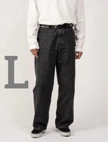 OVY Japan Black Baggy Denim Pants (gray)