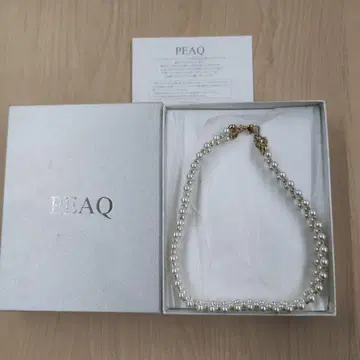 PEAQ 화이트 펄 초커