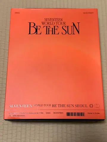 DVD THE BE TOUR WORLD SEVENTEEN