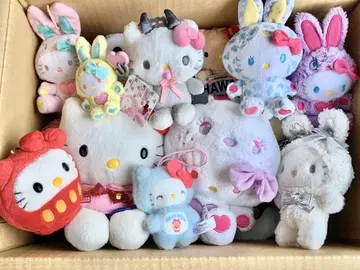 새상품급 다수 헬로키티 봉제 인형 알찬 세트 레어 희귀템