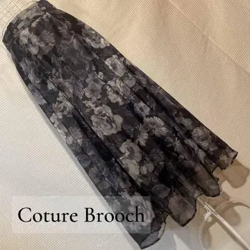 [ Couture Brooch ] 스프링 오간 풀르 스커트 플레어