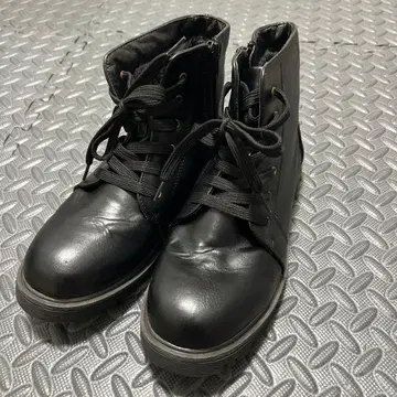 사이드 지퍼 달린 스노우 부츠