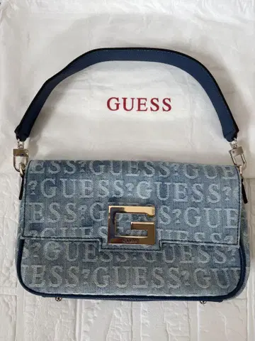 인기 GUESS BRIGHTSIDE 데님 숄더백