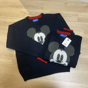 [ 2장 세트 ] 도쿄 디즈니 리조트 미키마우스 빅 페이스 니트