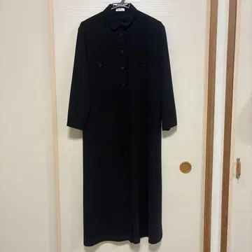 [ CECI OU CELA ] 블랙 롱 셔츠 원피스