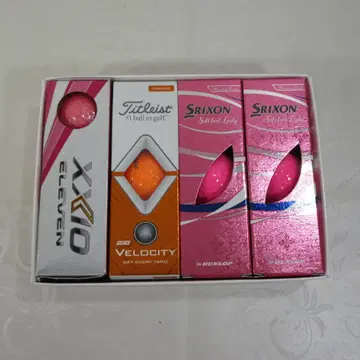 XXIO 루비 레드 골프 볼 세트 3종류