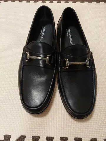 stefanorossi 블랙 비트 로퍼
