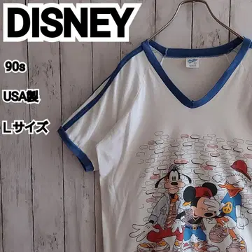 [ DISNEY ] 레어 디즈니 90s USA제 벨바신 T셔츠 L