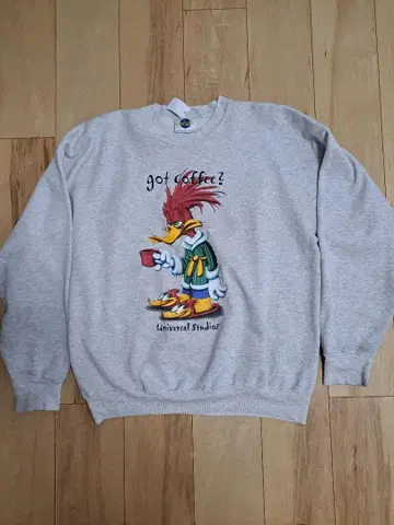90s USA제 우디 우드페커 맨투맨