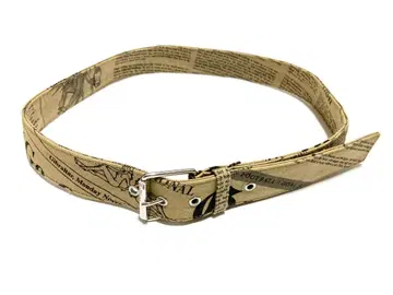 John Galliano HOMME newspaper print Belt