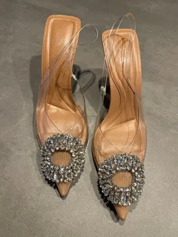 ZARA 자라 비쥬 클리어힐 펌프스 37 23.5cm