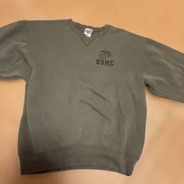 USMC 올리브 그린 스웨트 셔츠 M